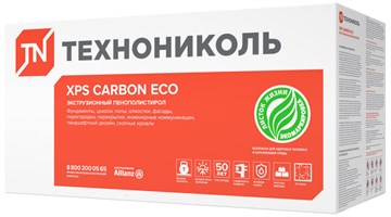 Экструдированный пенополистирол Технониколь XPS CARBON ECO 50х580х1180-L 418318 - фото 4906