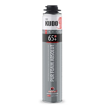 Пена монтажная "KUDO PROFF 65+", летняя, 1000мл/930г KUPP10S65+ - фото 7878