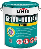 Грунт UNIS Бетон-контакт Profi с кварцевым песком  20 кг unisbkprof20