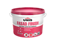 Шпатлевка UNIS FASAD FINISH цементная супербелая финишная  5 кг unisFASADFINISH20-1