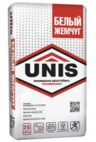 Шпатлёвка UNIS БЕЛЫЙ ЖЕМЧУГ полимерная финишная  18 кг unisjemchug18