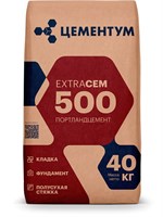 Цемент ExstraCEM 500 (ЦЕМ II/A-И 42,5Б) 40кг БП-00000671