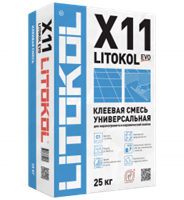 Клей для плитки, керамогранита и камня LITOKOL X11 EVO 25кг. Х11