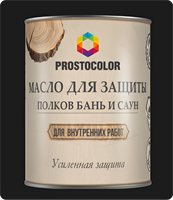 101311 Масло для полков бань и саун PROSTOCOLOR (метал) 0,75L, (6 ШТ) 101311