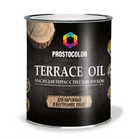 101150 Масло для террас PROSTOCOLOR (орех)  0,75л 101150