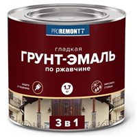 Грунт-эмаль PROREMONTT 3 в 1 быстросохнущая серая матовая 1,7 кг 8300543