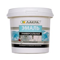 Эмаль акриловая ЛАКРА универсальная  белая п/глянц.  2,4 кг 0008110