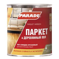 Лак паркетный Parade L10 Паркет & Деревянный пол матовый 0,75 л 0006100