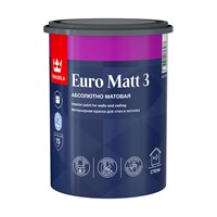 КРАСКА "EURO MATT-3" 0,9 Л (1/6) ИНТЕРЬЕРНАЯ "ТИККУРИЛА" 4575