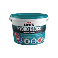 UNIS Гидропломба. Цементная быстротвердеющая смесь.  HYDRO BLOCK 0,8кг 5097