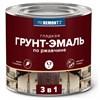 Грунт-эмаль PROREMONTT 3 в 1 быстросохнущая серая матовая 1,7 кг 8300543 - фото 6736